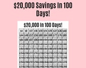【楽天カード分割】 Challenge Saving Money 10,000 Printable 100 in 10,000 Save / ファイル・バインダー・ケース