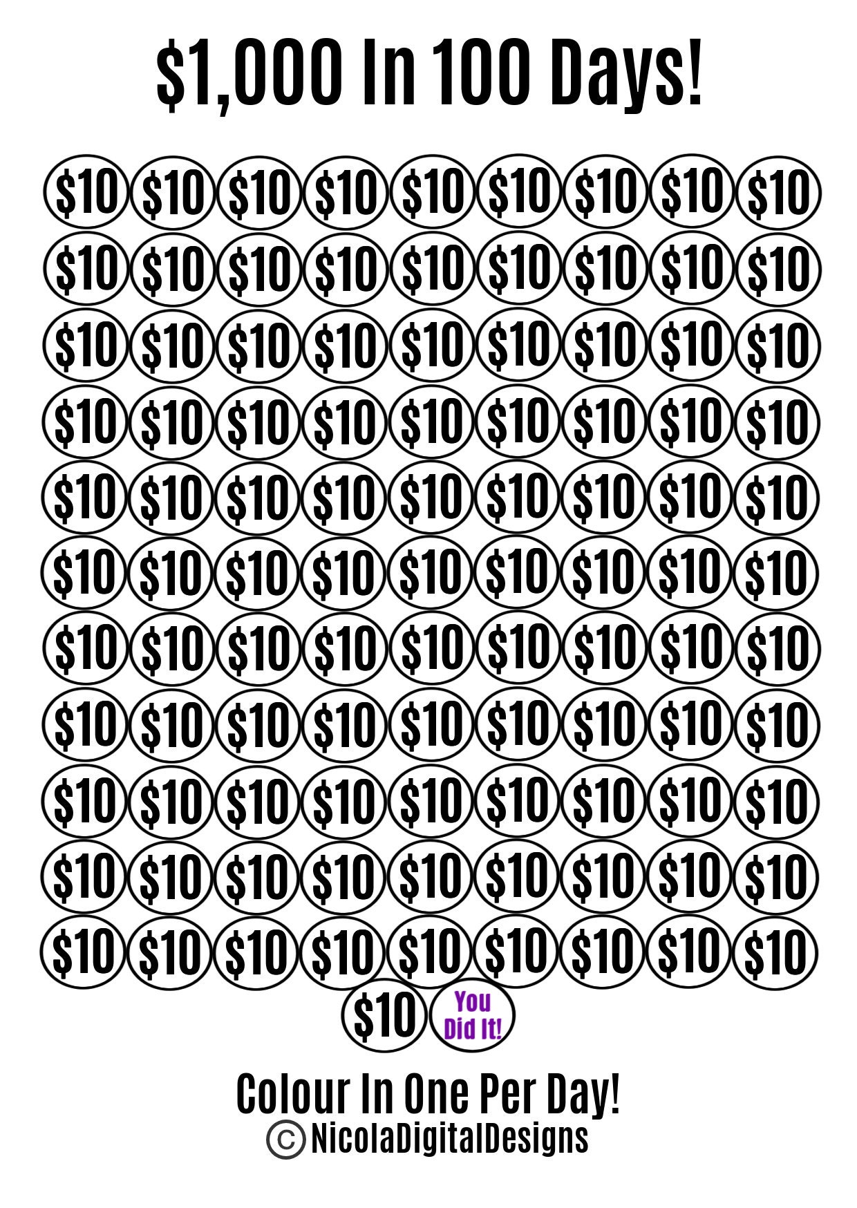 1-000-money-saving-challenge-printable-save-1-000-in-100-days-savings-tracker-savings-printable-planner-etsy