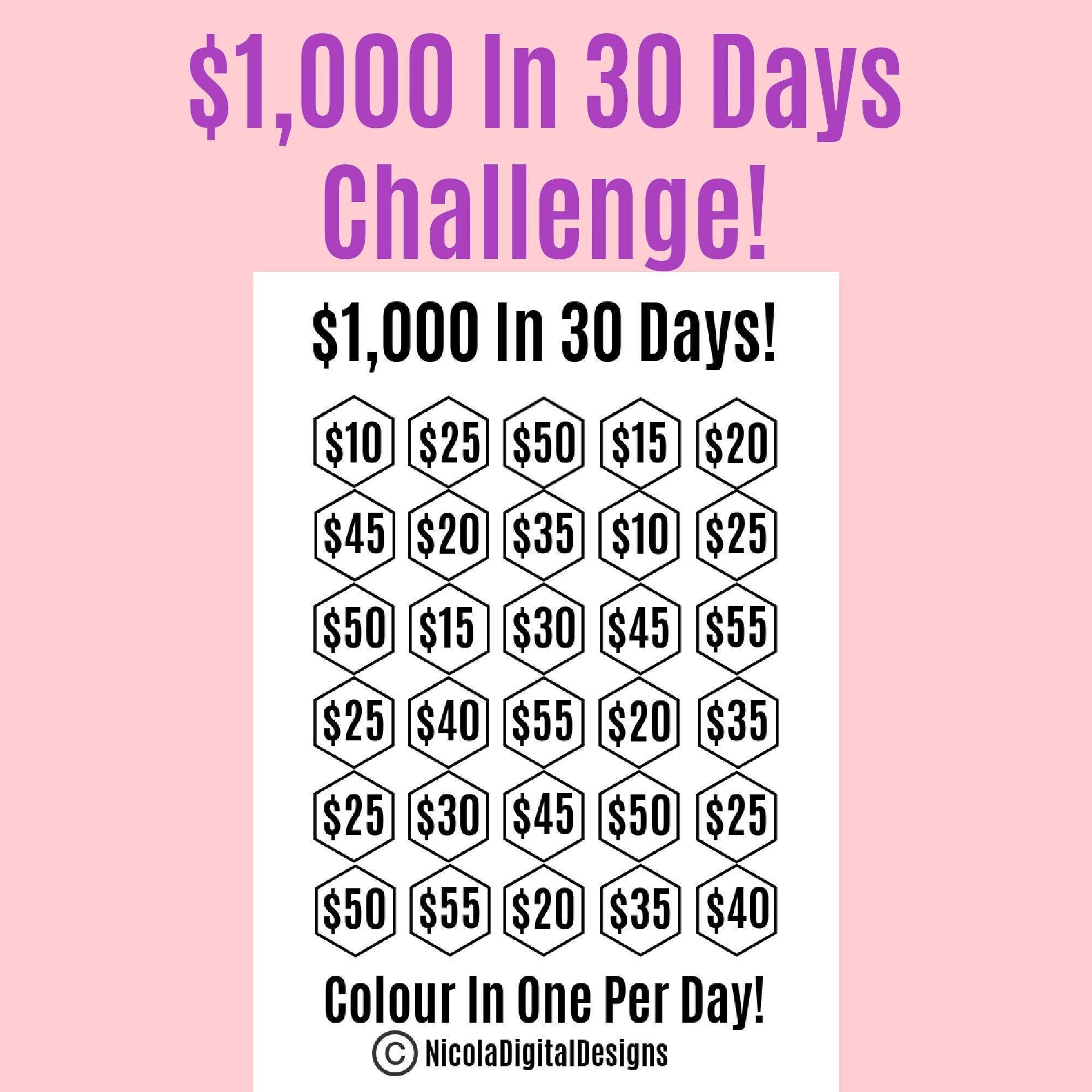 1000 money challenge -  France