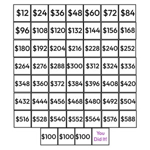 15,000 Money Saving Challenge Printable / Save 15,000 in 52 Weeks ...