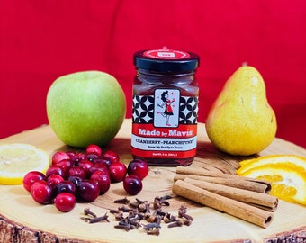 Cranberry Pear Chutney