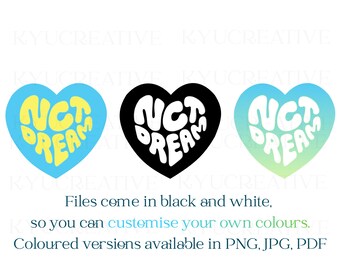NCT ドリーム ロゴ、Nct Hello Future、トートバッグ用 NCT SVG ロゴ
