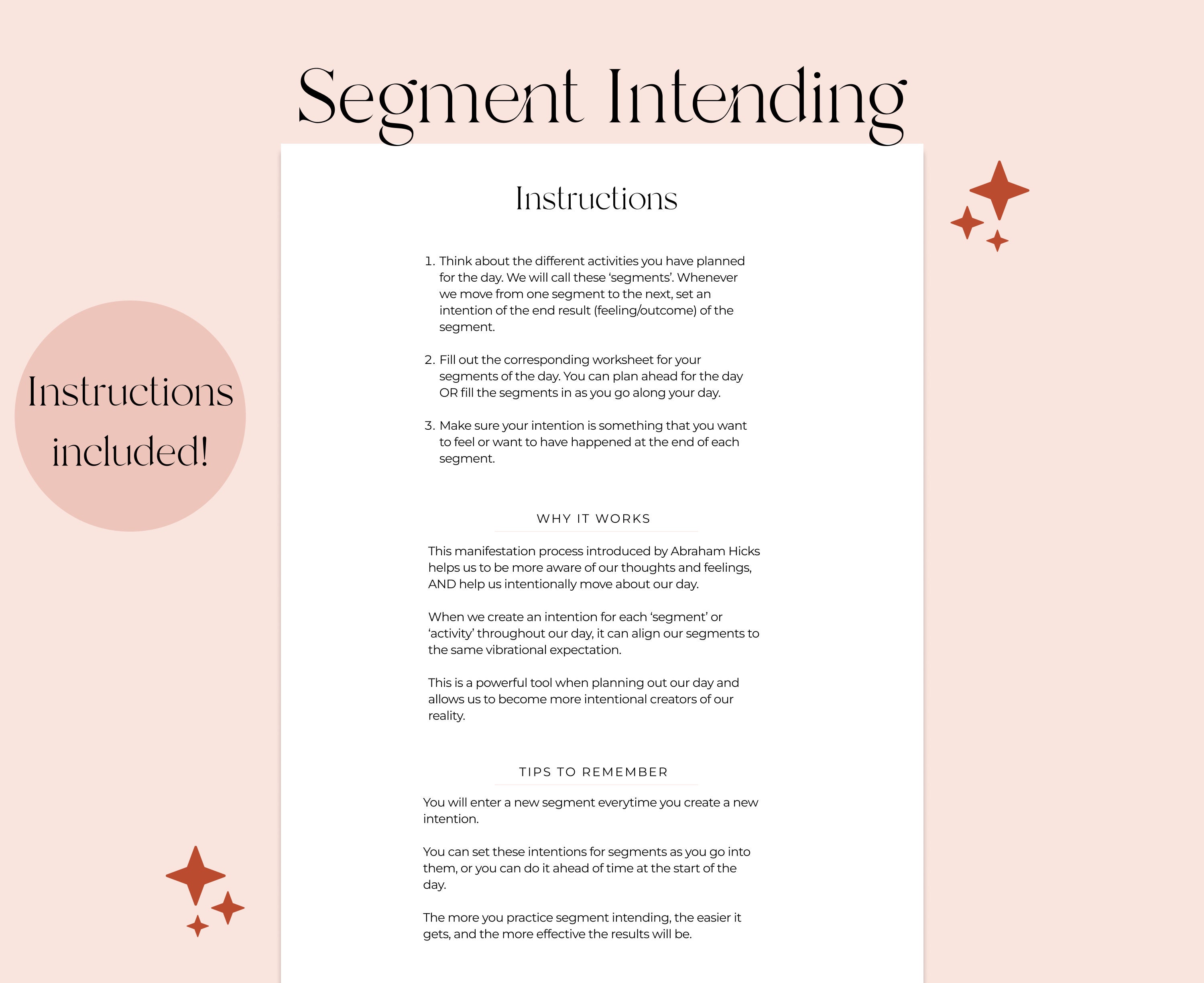 Abraham Hicks Segment Intending Manifest Planner Esther Hicks Ask And Abraham Hicks Segment Intending Manifest Planner Esther Hicks Ask And