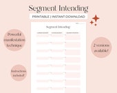 Abraham Hicks Segment Intending, Manifest Planner Esther Hicks, Ask and It is Given Worksheet, LOA Worksheet PDF