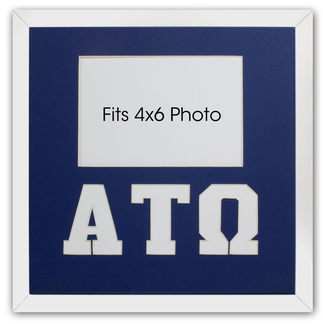 Alpha Tau Omega Fraternity 10x10 Friendship Picture Frame Holds 4x6 ...