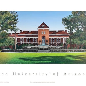 University of Arizona Framed Print for Wall Hanging Décor