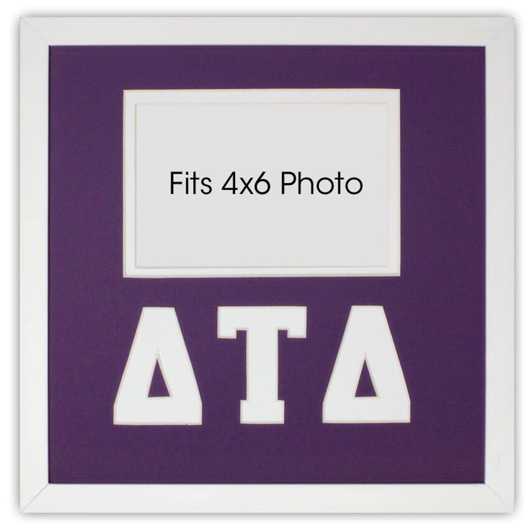 Delta Tau Delta Fraternity 10x10 Friendship Picture Frame Holds 4x6 ...
