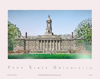 Penn State University Framed Print for Wall Hanging Décor