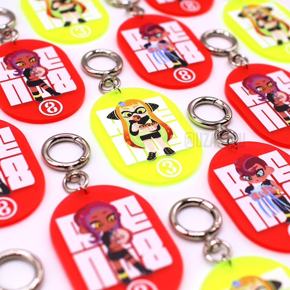 Splatoon 3 keychains - Etsy 日本
