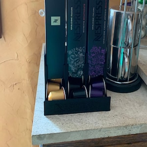 Soporte original para cápsulas Nespresso | Portacápsulas de café | Línea de inicio | Para la organización de la cocina.