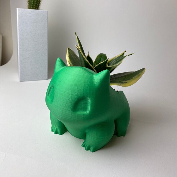 Pot bulbasaur,bulbizarre, pokemon pot plante,cadeau, impression 3D