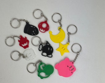 Super Mario Keychain - Personalized Video Game Accessories - Geek Gifts for Nintendo Fans - Unique Collectible Accessories