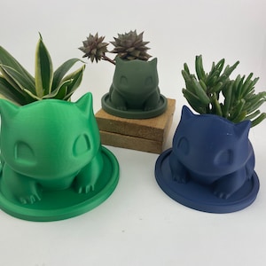 フシギダネポット、フシギダネ、ポケモン植木鉢、ギフト、3D プリント