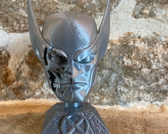 Wolverine Bust - Premium 3D Collectible Figure for Marvel Fans