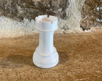 Elegant Chess Tower / Rook Pawns - Classic Game Pieces for Refined Decoration - Available in Large Size"