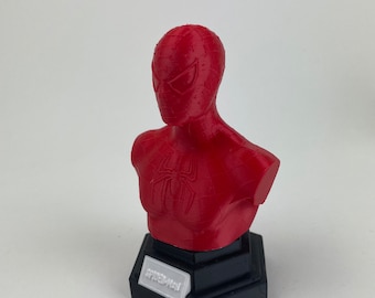 Spider-Man Bust - 3D Marvel Collectible Figure for Superhero Fans