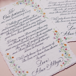 "Hochzeitsgelübde / Jahrestagsgeschenk / Dankeschön / Liebesbrief / Gedicht / Beauftragt / Antrag / Muttertagskarte