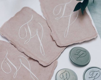 Personalised monogram/logo/family initials/wedding monogram crest/branding/digital and vectorised or physical/wax seals/customised wax seal