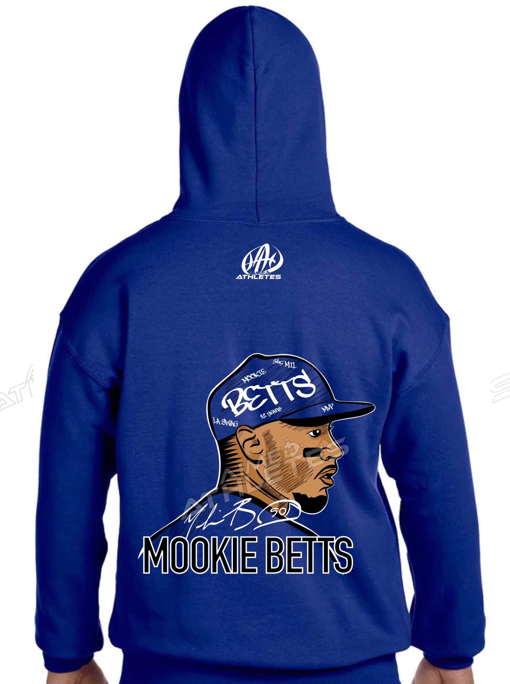 Aimed Athletes Mookie Betts Los Angeles Dodgers Hoodie 
