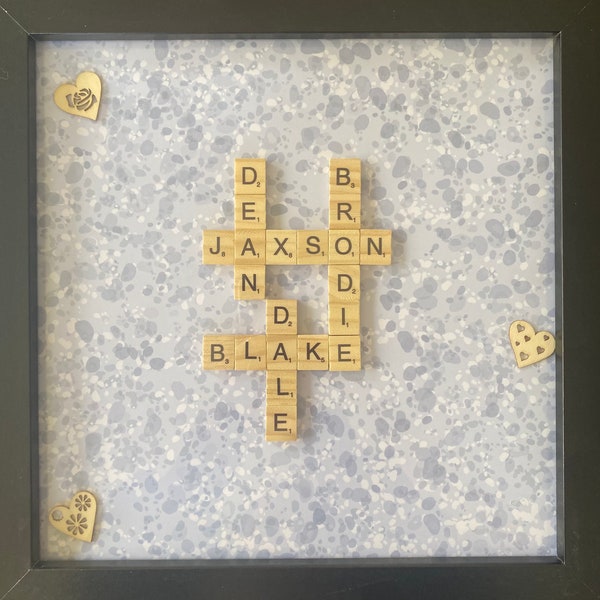 Custom Scrabble Boards with Frame