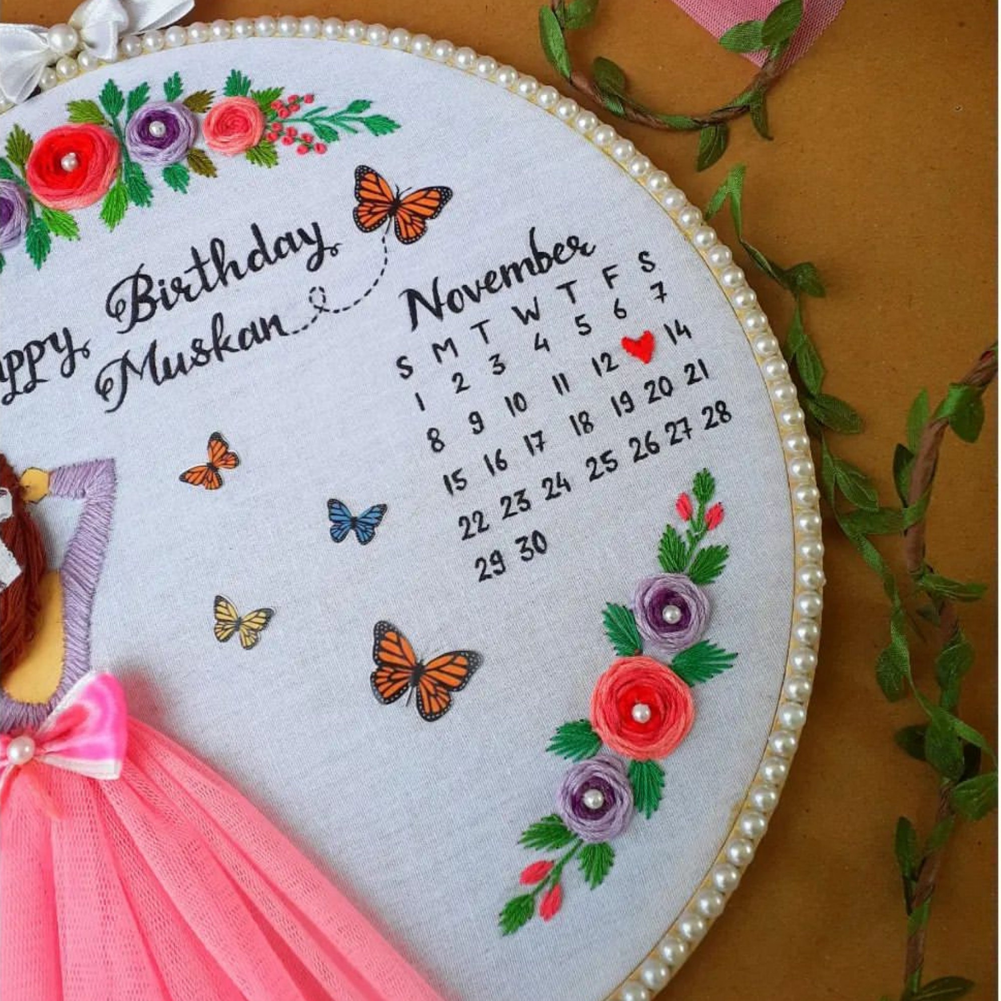 YOOLIFE Personalized Birthday Gifts for Women - Embroidery