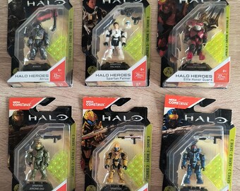 Mega Bloks Halo Heroes. Complete Set of Series 3. New in Condition.