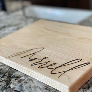 Personalized charcuterie board