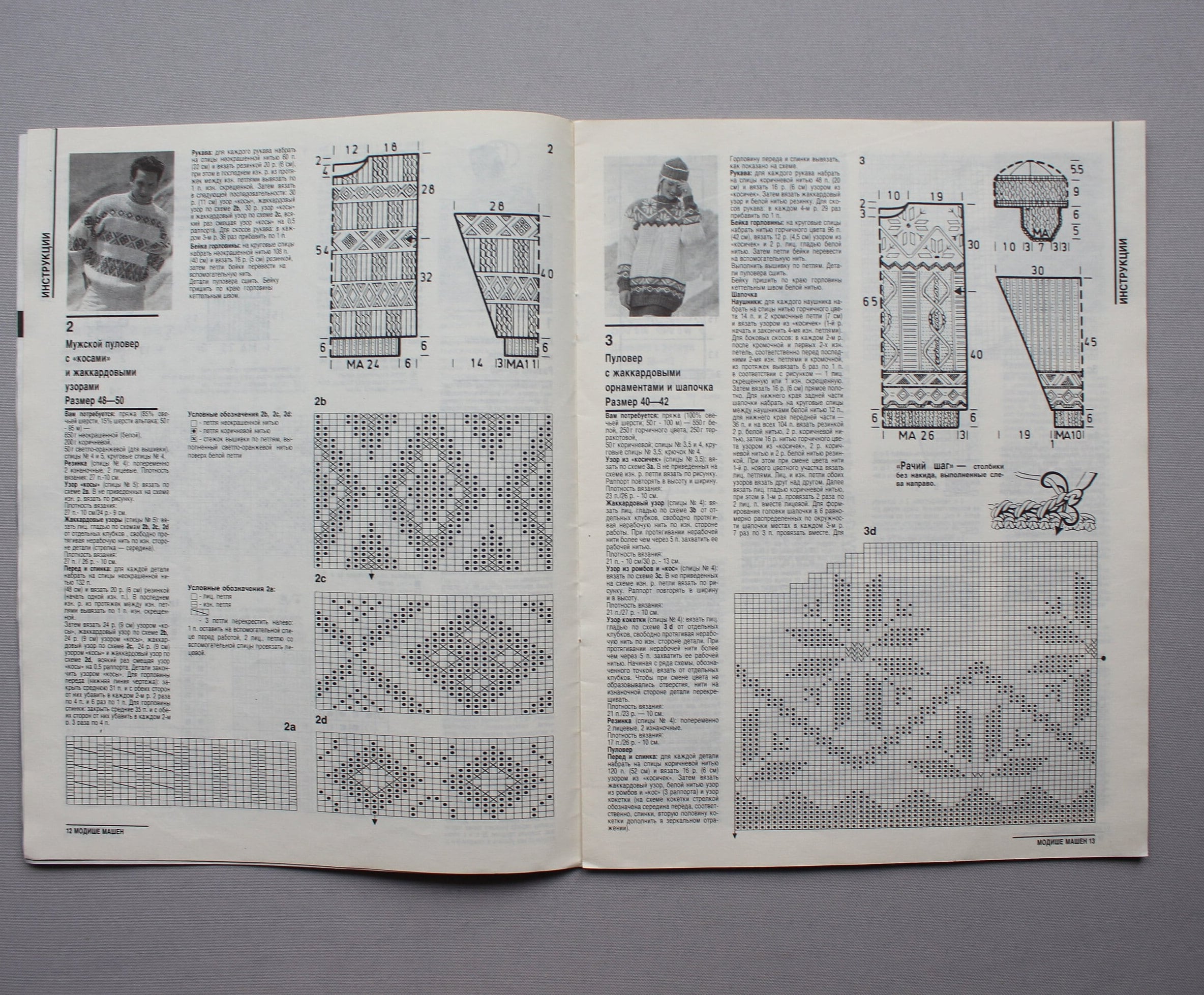 European Thread Pattern Magazine Vintage Knitting Magazine: Modische Maschen, Norwegian Patterns - Etsy