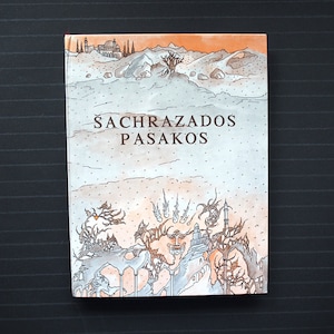 Cuentos de hadas de Shahrazada en lituano, cuentos de hadas árabes, libro lituano