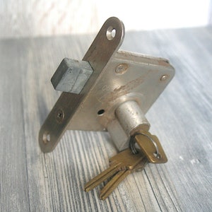 Vintage Door Lock With Keys, Old Door Lock Latch