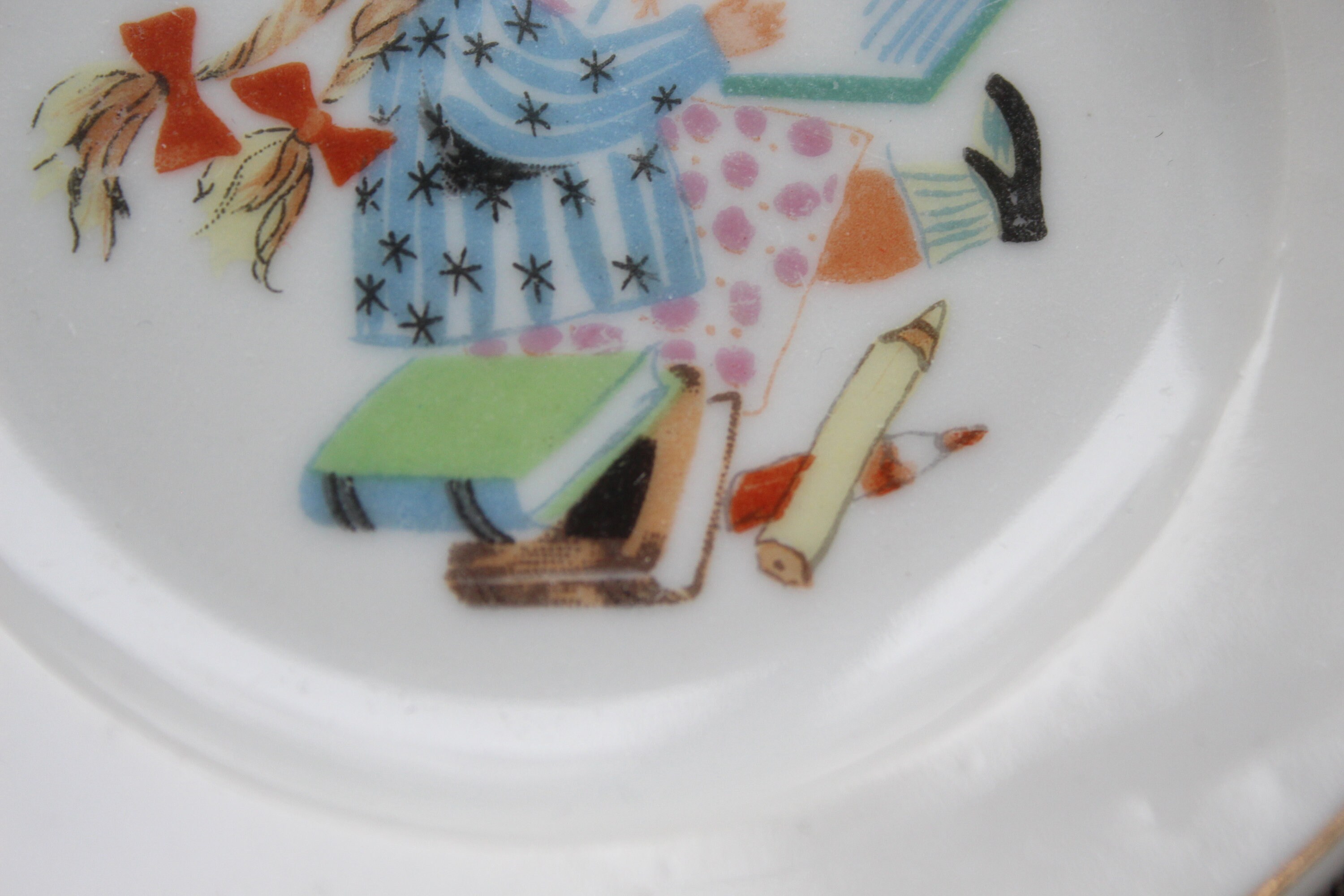 Old Doll Plate, Vintage Mini Plate, Children's Doll Plate - Etsy