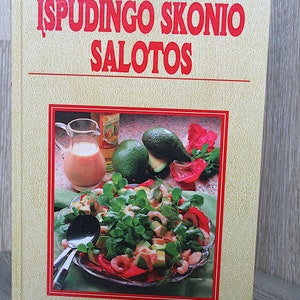 Lithuanian cookbook IMPRESSIVE TASTE SALAD, Salad recipes, Vegetarian dishes book