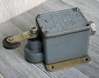 Industrial old power switch.