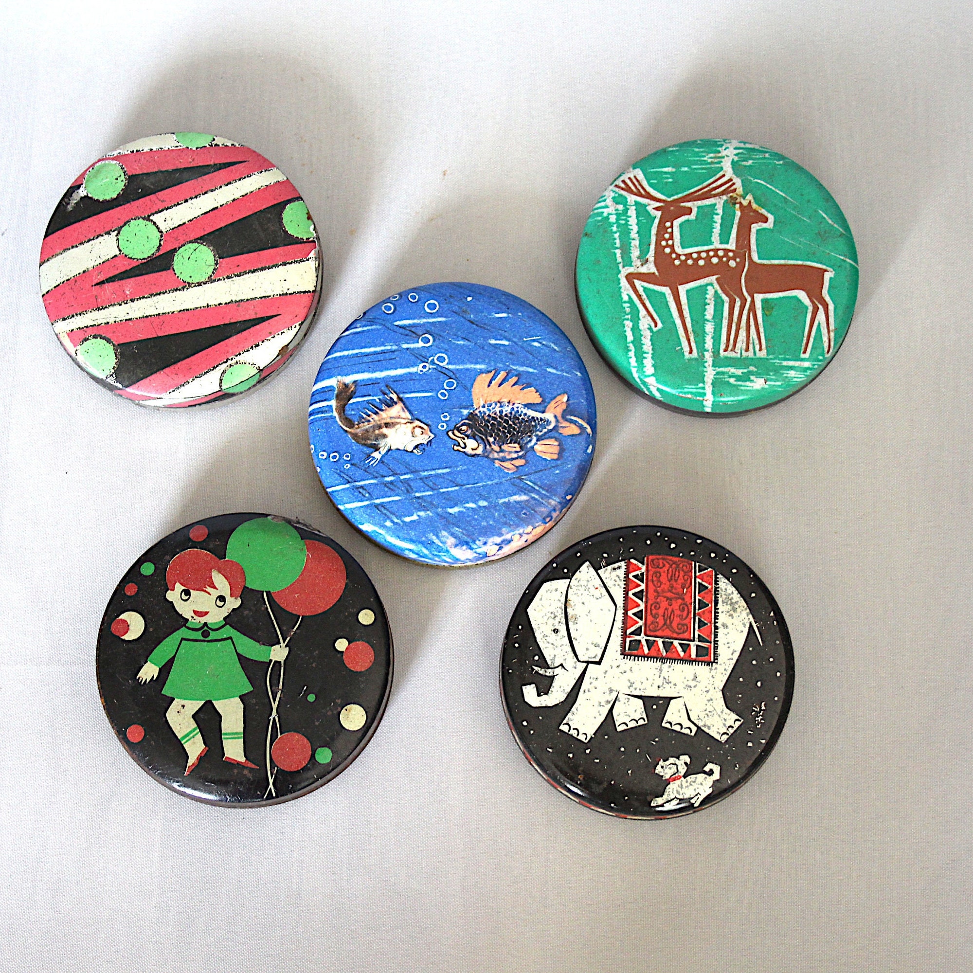 Old Tins Collection - Etsy