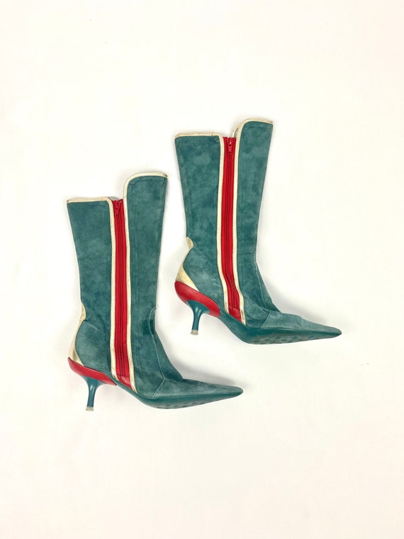 Vintage suede boots