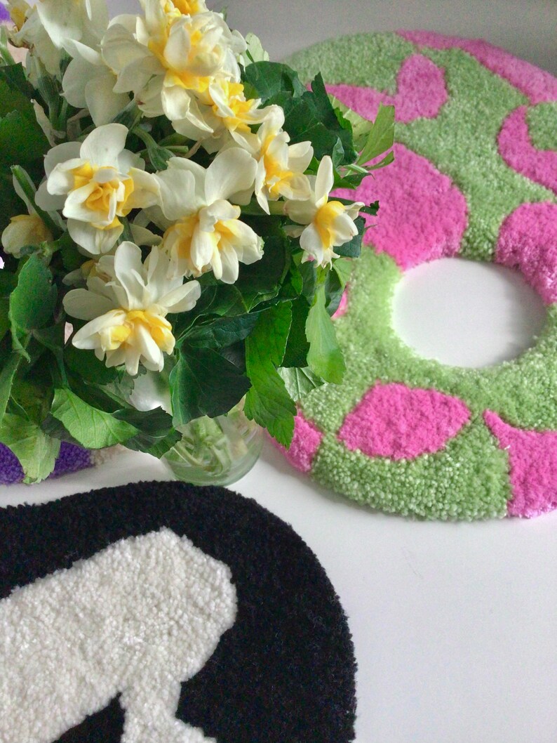 SPACE Tufted Rug Mini Table Rug Home Decor Rug - Etsy