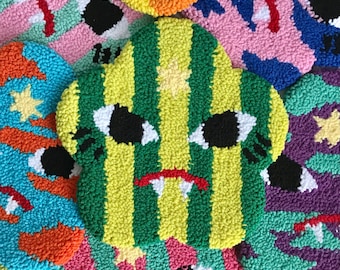 Adorno de pared hecho a mano con aguja perforadora: decoración para habitación infantil