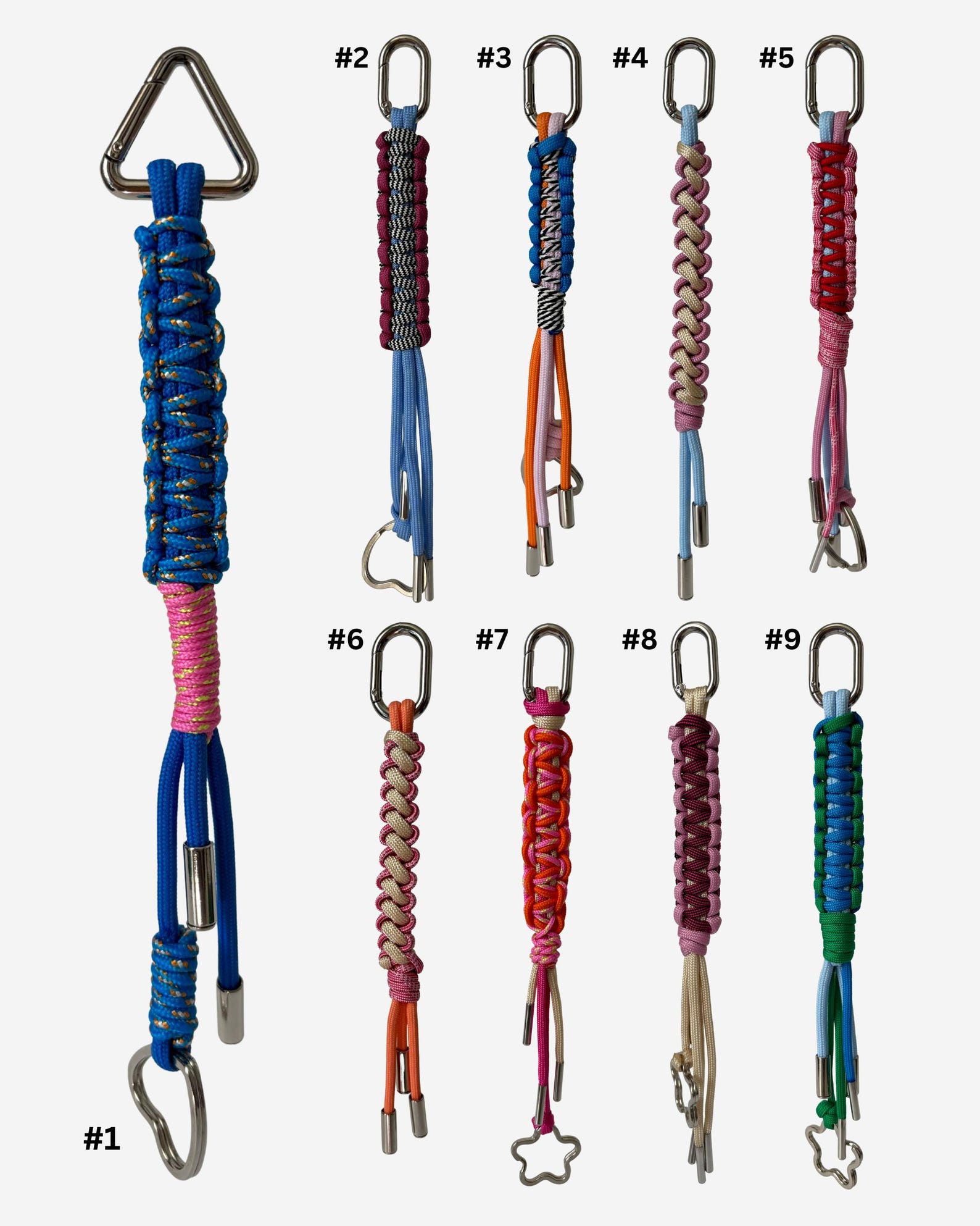 Keychain Y2k Rope Paracord Rope Bag Charm: Knotted Keychain Tassel, Y2K Purse Decor - Etsy