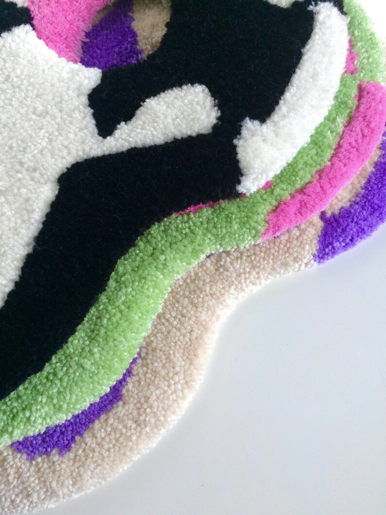 SPACE Tufted Rug Mini Table Rug Home Decor Rug - Etsy