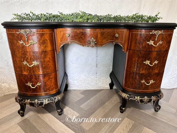Refinished 2024 antique desk