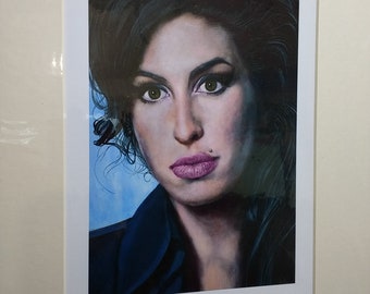 Amy Winehouse limited edition print