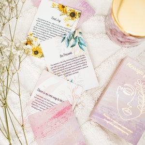 Jeu de cartes Messages pour les mères / Cartes de confirmation pour les mères / Cadeau baby shower