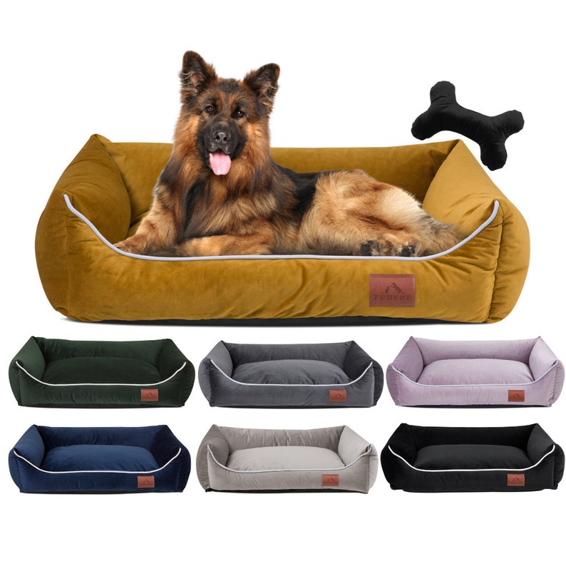 FUUFEE Panier pour Chien, Lit pour chien, Lit Chien Lavable, Canapé Chien, Panier Chien dehoussable Lavable S M L XL Bild 1