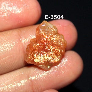 Raw Sunstone Crystals | Natural Sparkling Orange Sunstone | Healing Crystal Rough Gemstone for Jewelry Making & Collectors