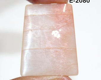 Peach Moonstone Cabochons – Natural Polished Gemstones for Jewelry Making | Oval, Teardrop & Rectangle Shapes | Calming Crystal Stone
