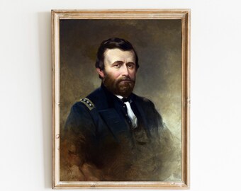 Pode incluir: Um retrato emoldurado de um homem em uniforme militar. Ele tem barba e bigode escuros e está olhando diretamente para o espectador. O fundo é marrom escuro.
