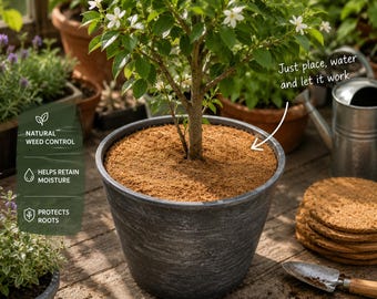 Natural Coir Mulch Mat | Coconut Fibre Weed Control Mat