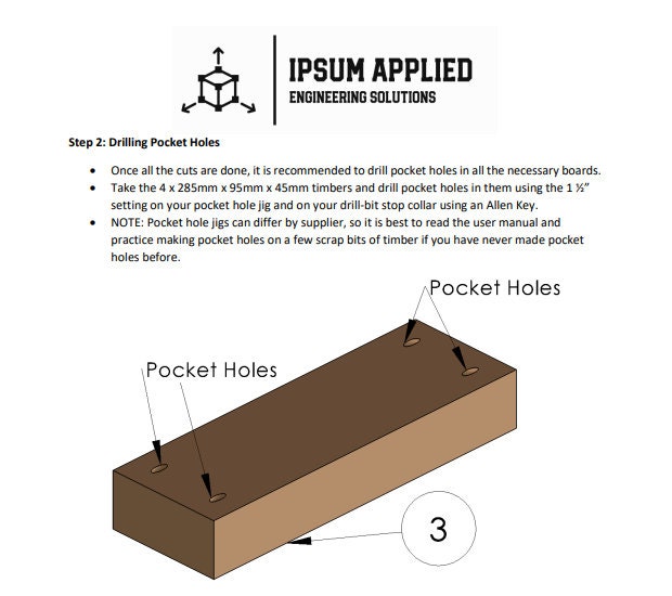 Chair 4 X 2 Plans & Assembly Instructions Comes With Cut List and Step