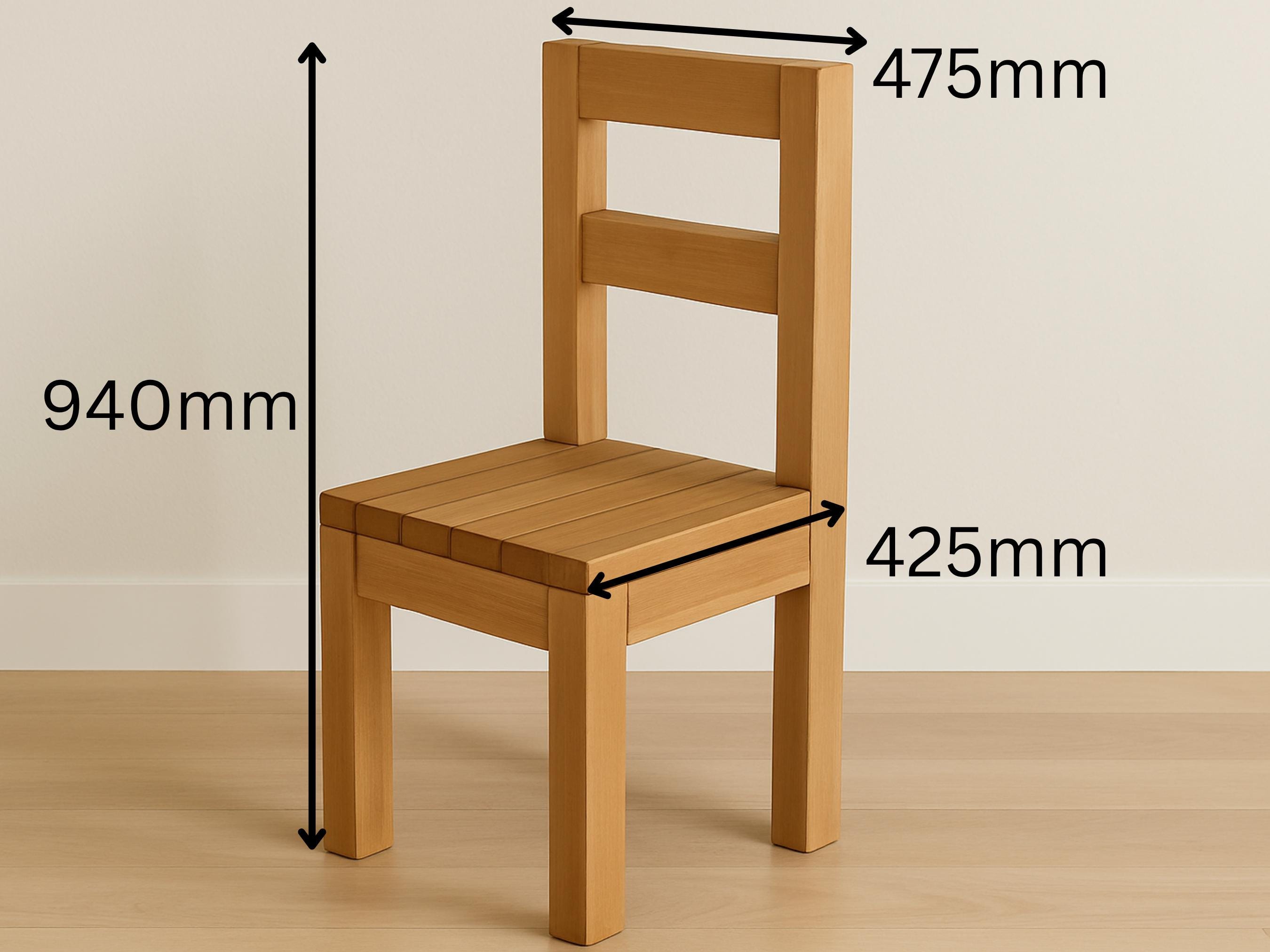 DIY木製椅子の作り方：2x4材を使った作り方（PDFダウンロード） - Etsy