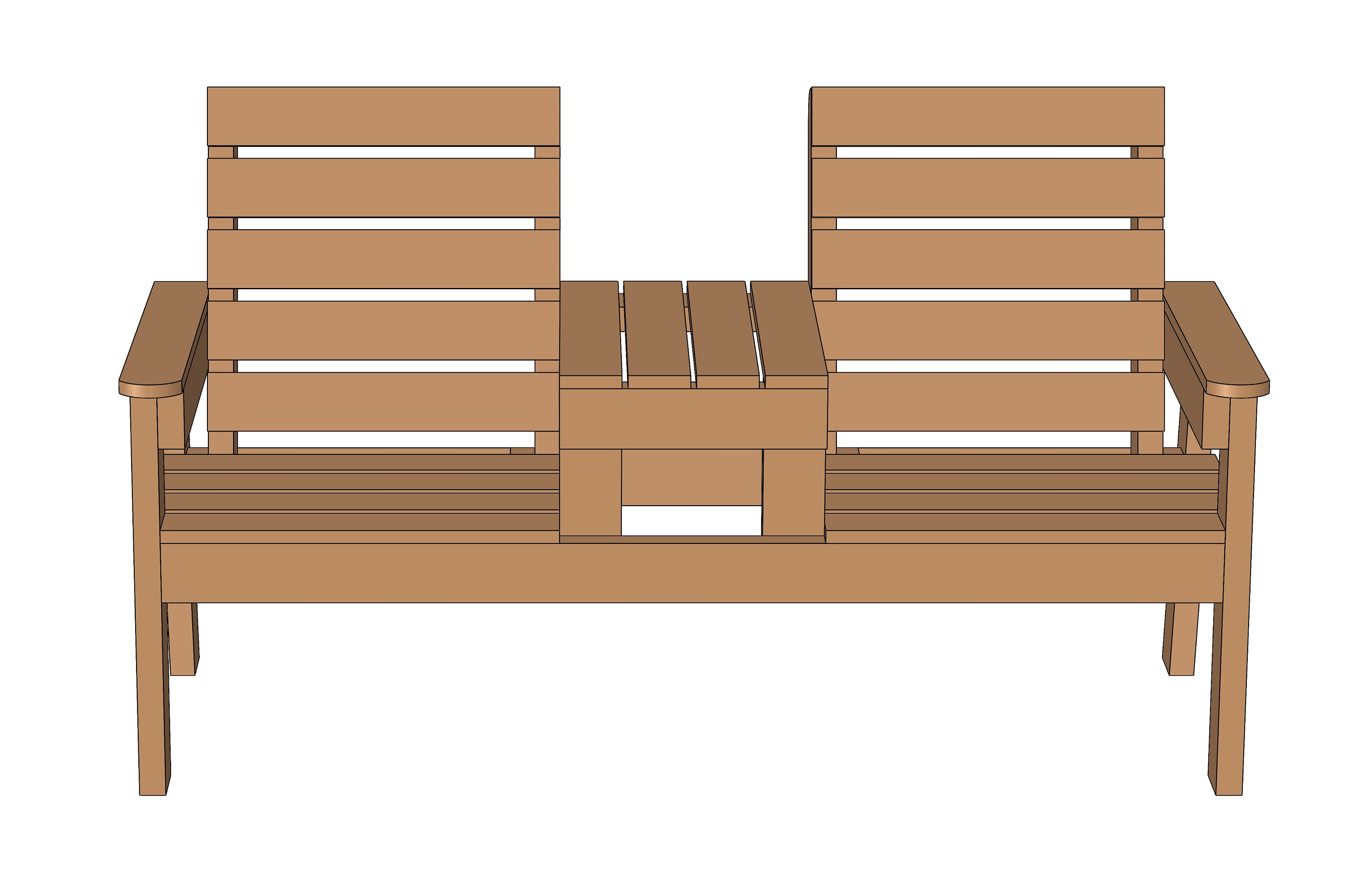 Jack and Jill Bench Plans & Assembly Instructions Comes With Etsy